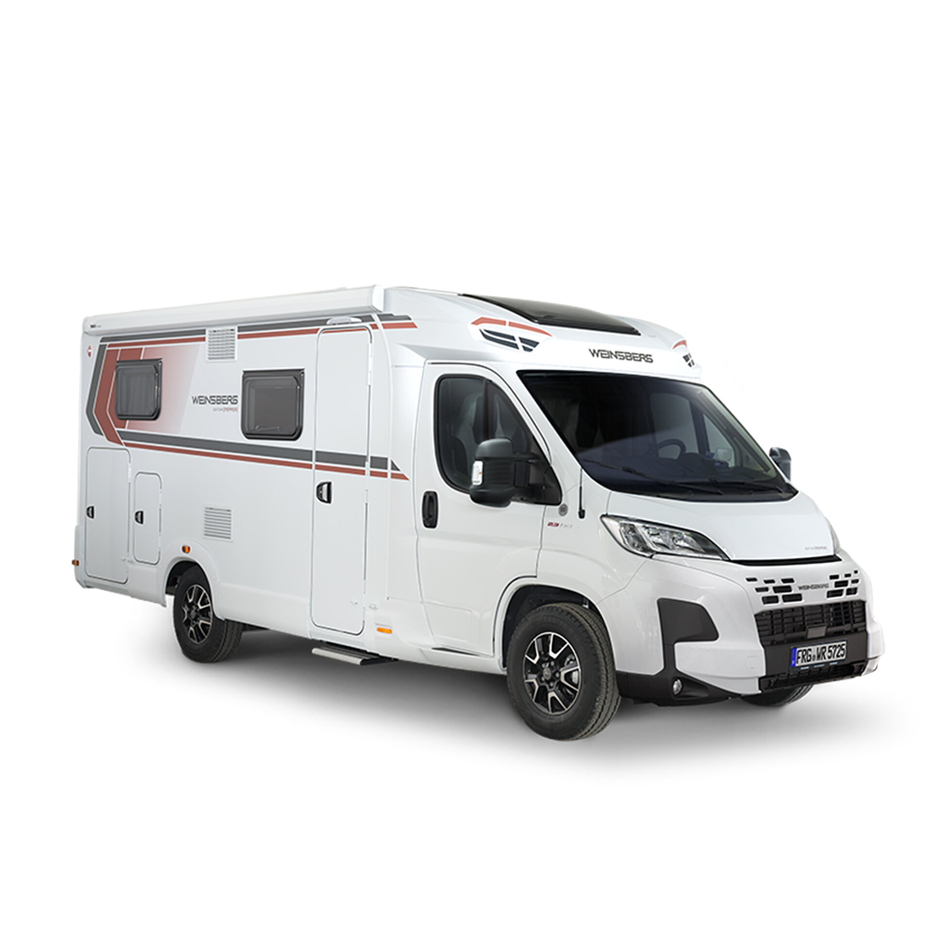 WEINSBERG CaraCompact EDITION [PEPPER] isolated from view from a slightly angled front view.