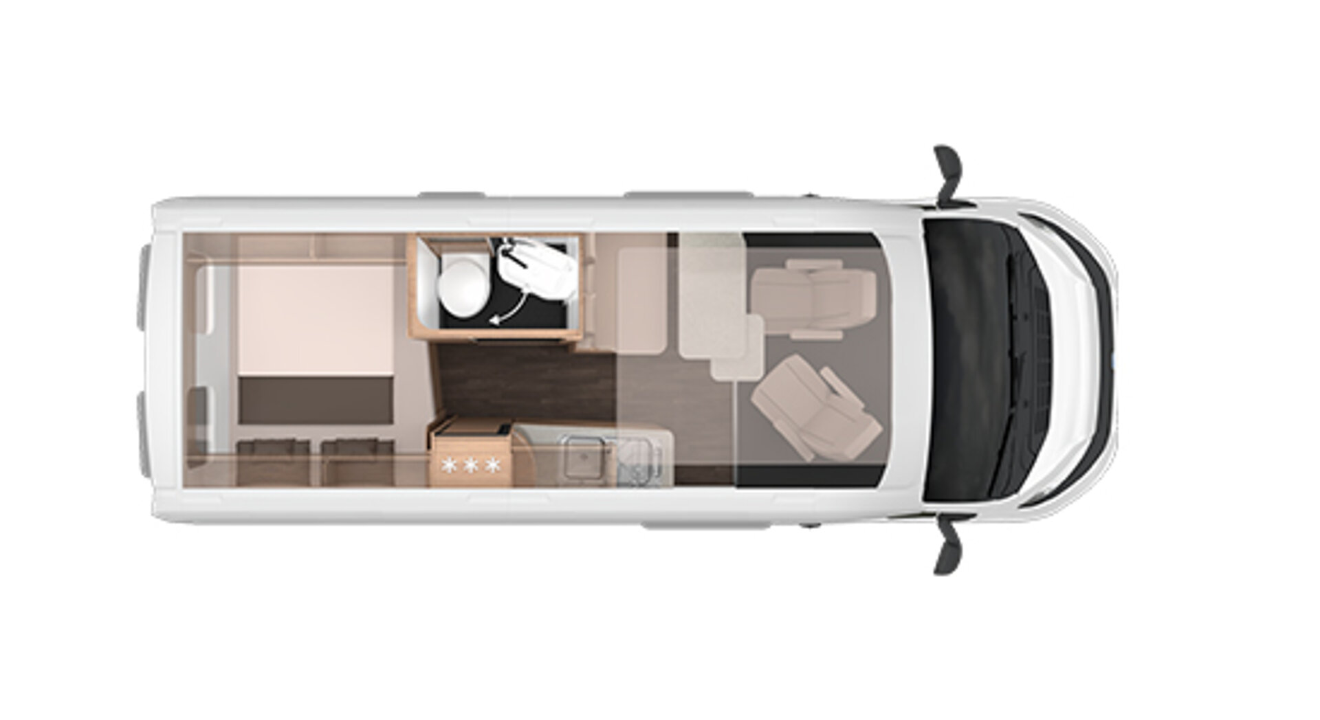KNAUS BOXLIFE Grundriss 600 DQ.
