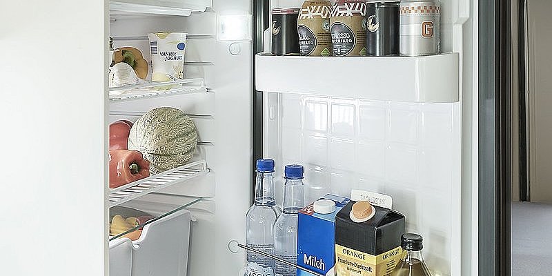 offener kühlschrank