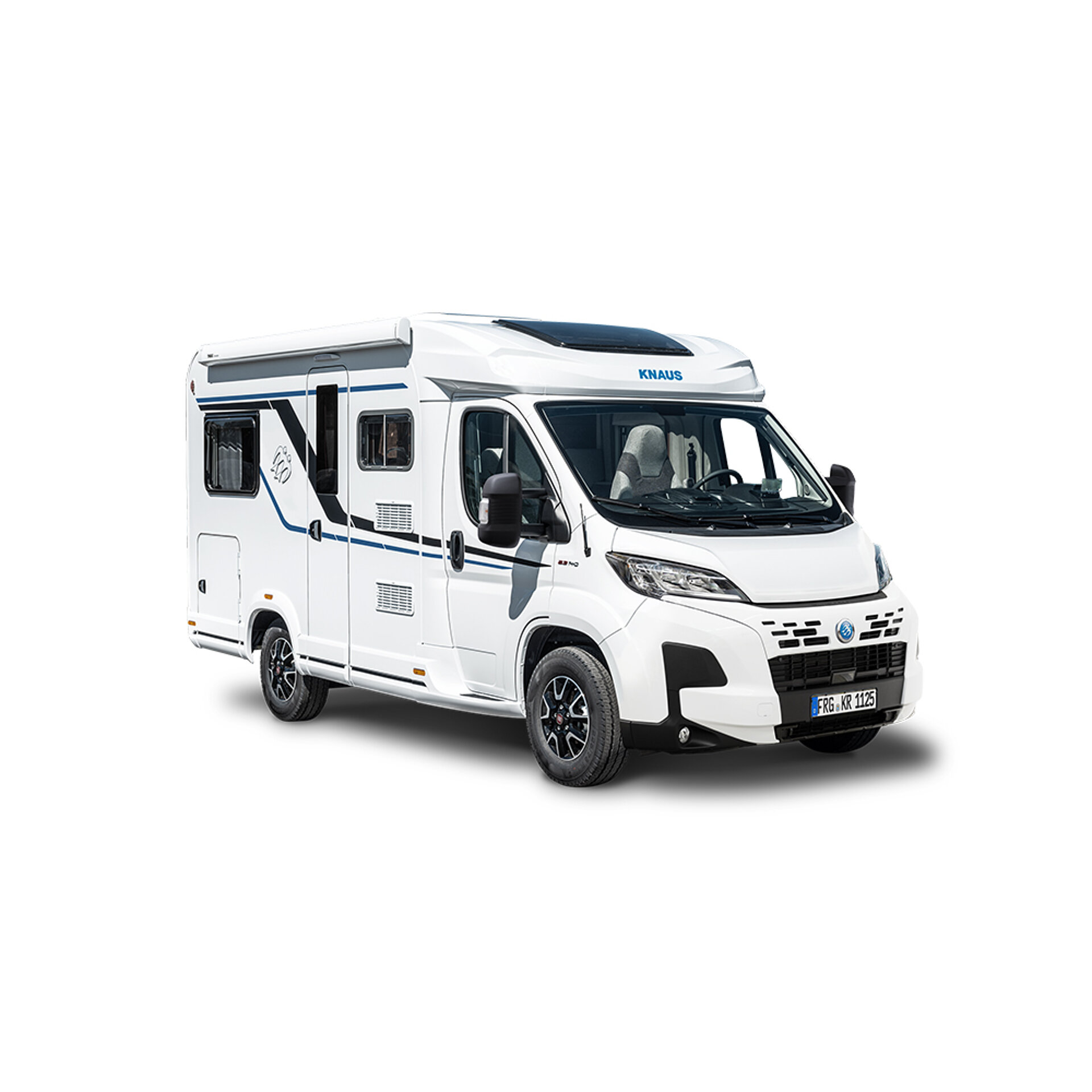 KNAUS VAN TI, viewed from the front at an angle.