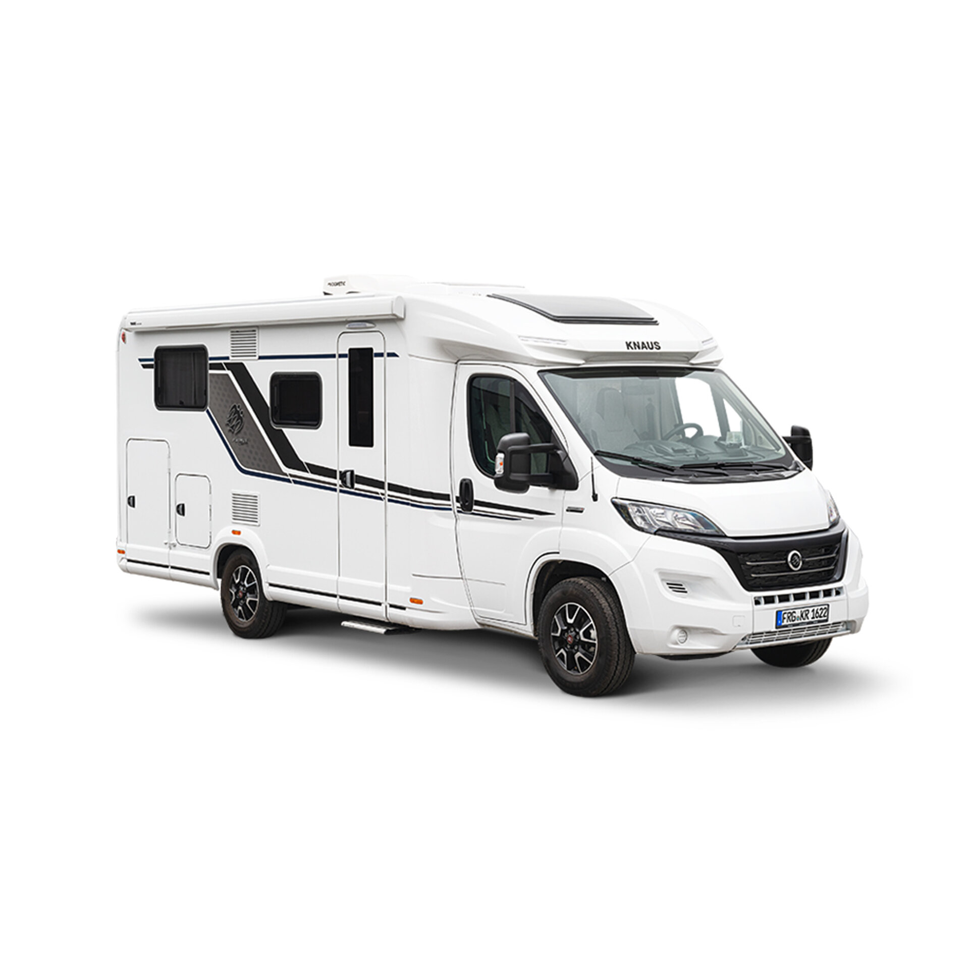 KNAUS SKY TI, viewed from the front at an angle.