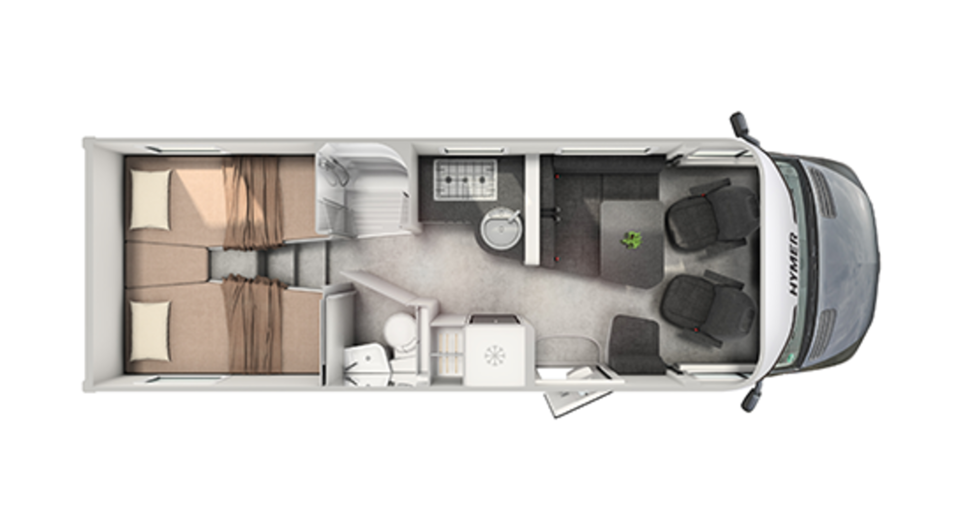 HYMER B-ML T 780 Grundriss.