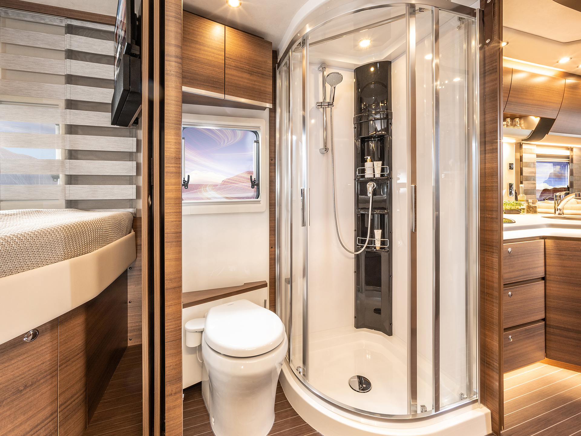 Das Badezimmer – eine echte Wellness-Oase. Das Bad des Concorde Credo.