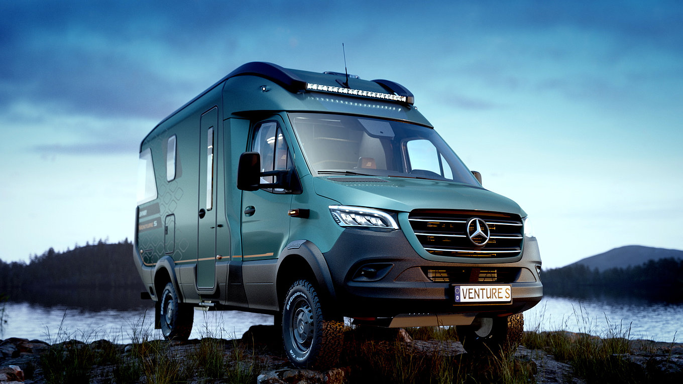 Ohne Limits. Mit Stil. Der neue Offroader HYMER VENTURE S